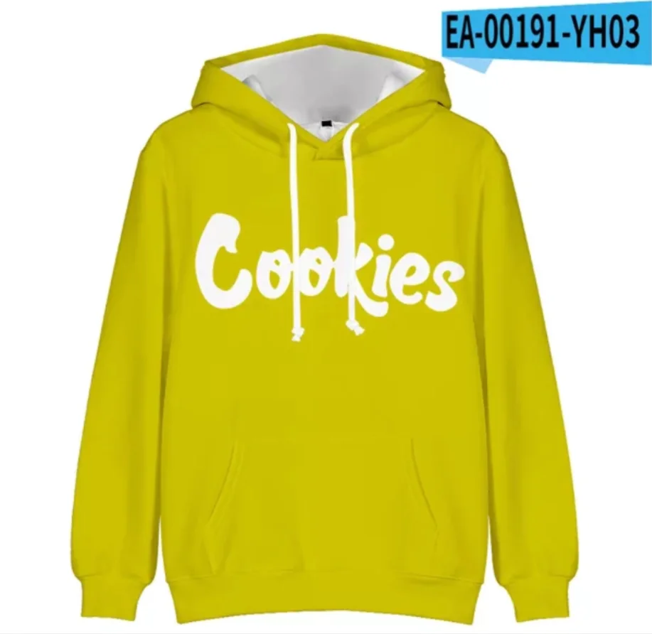 

2021 Novelty Men/women 3D Print Men Womn Hoodie COOKIES Hip Hop Long Sleeve Sportswear Sweatshirt Fashion Boys/girls/Kids Tops