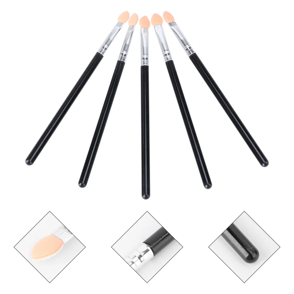 

10pcs Eyeshadow Brushes Dual Color Rubber Sponge Makeup Brushes Eyeshadow Makeup Tool Applicator for and Girls