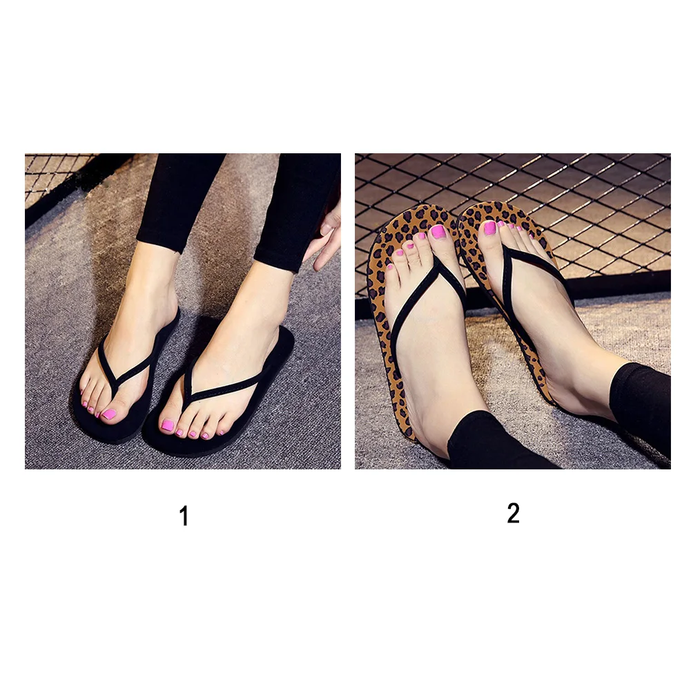 Новинка Женские шлепанцы для пар Летние вьетнамки Сандалии Домашние и уличные