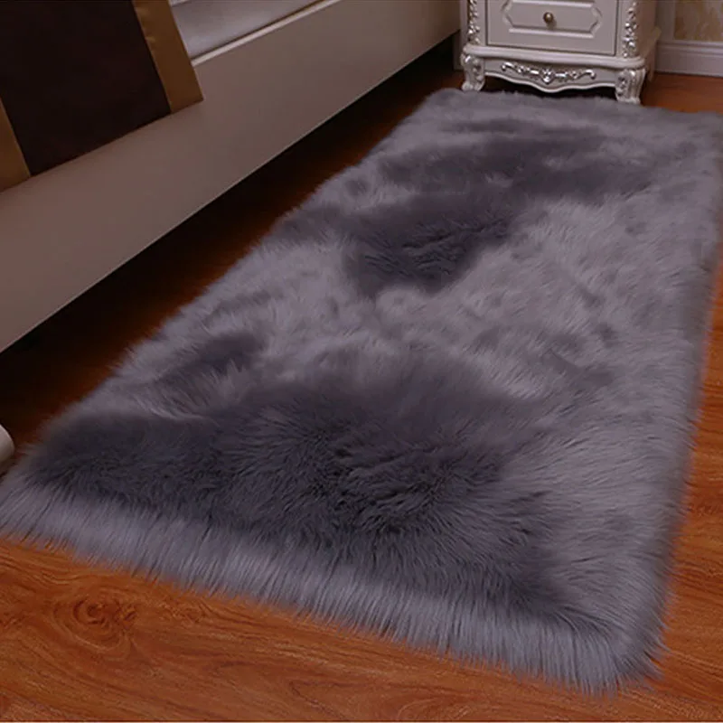 Мохнатый ковер для гостиной коврик из искусственного меха коврики шелковые
