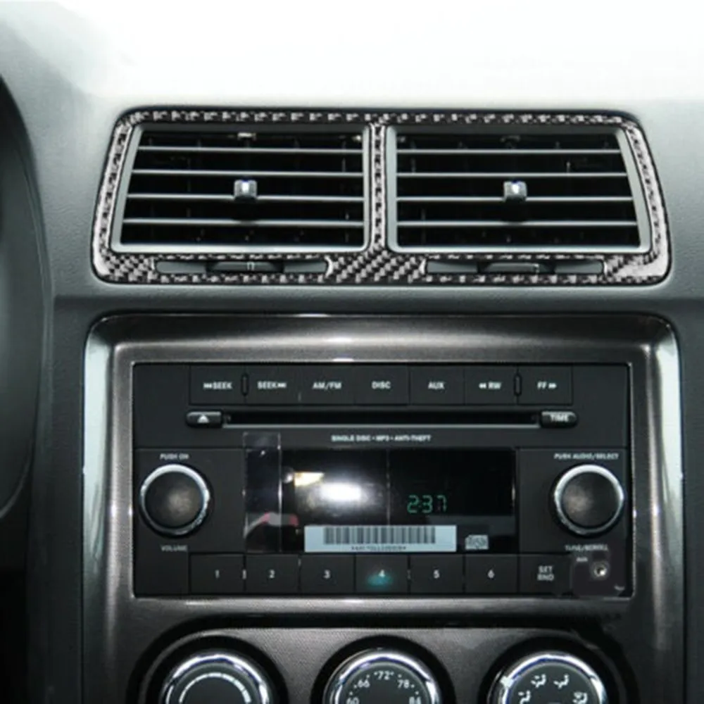 

1pc Sticker Accessories Cover For Dodge Challenger 2008-14 Middle Console