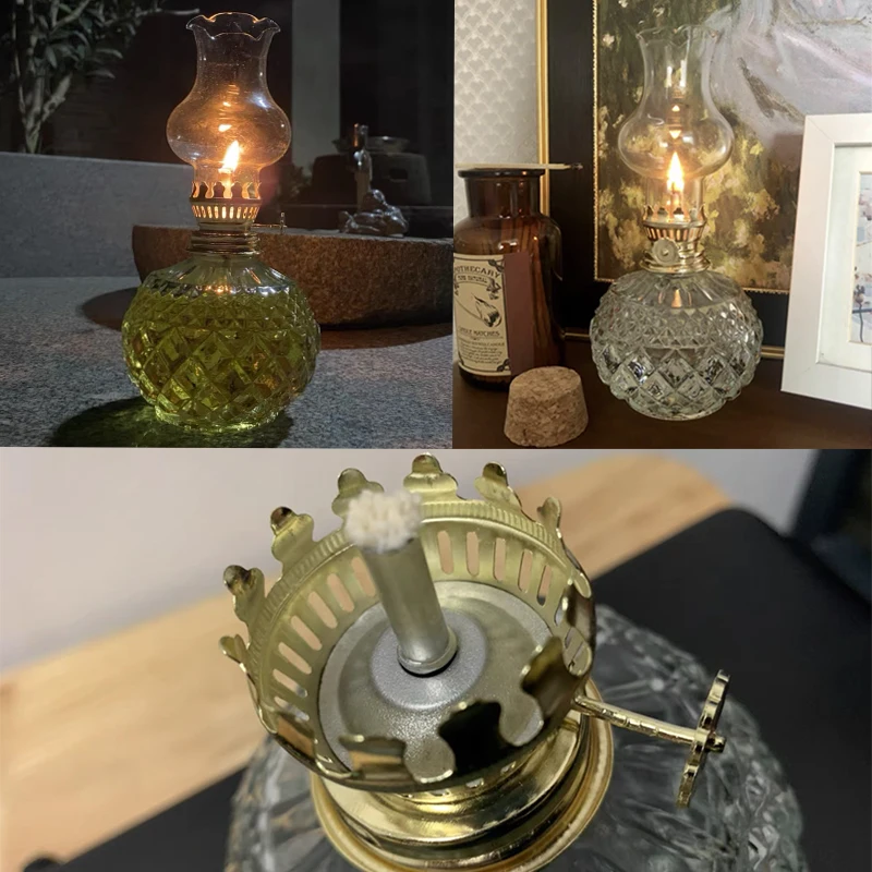 Керосиновая лампа креативный Настольный светильник для домашнего камина