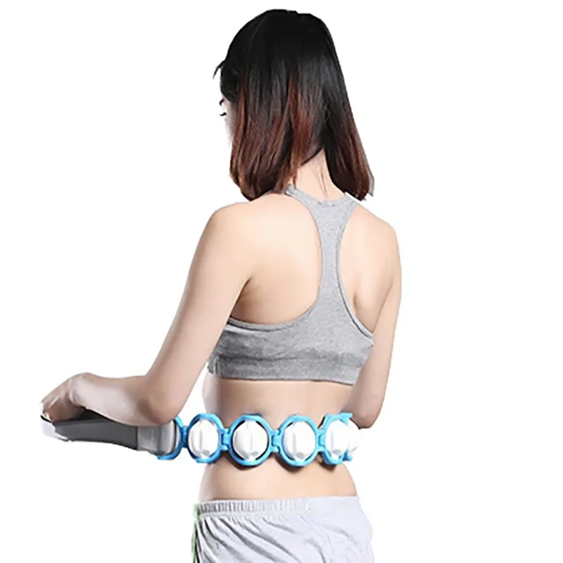 Роликовый массажер для спины и талии новый стиль ручной роликовый шеи ног