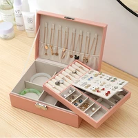 high quality jewelry box multi purpose jewelry storage rings bracelet earrings jewelry organizer necklaces holder gift