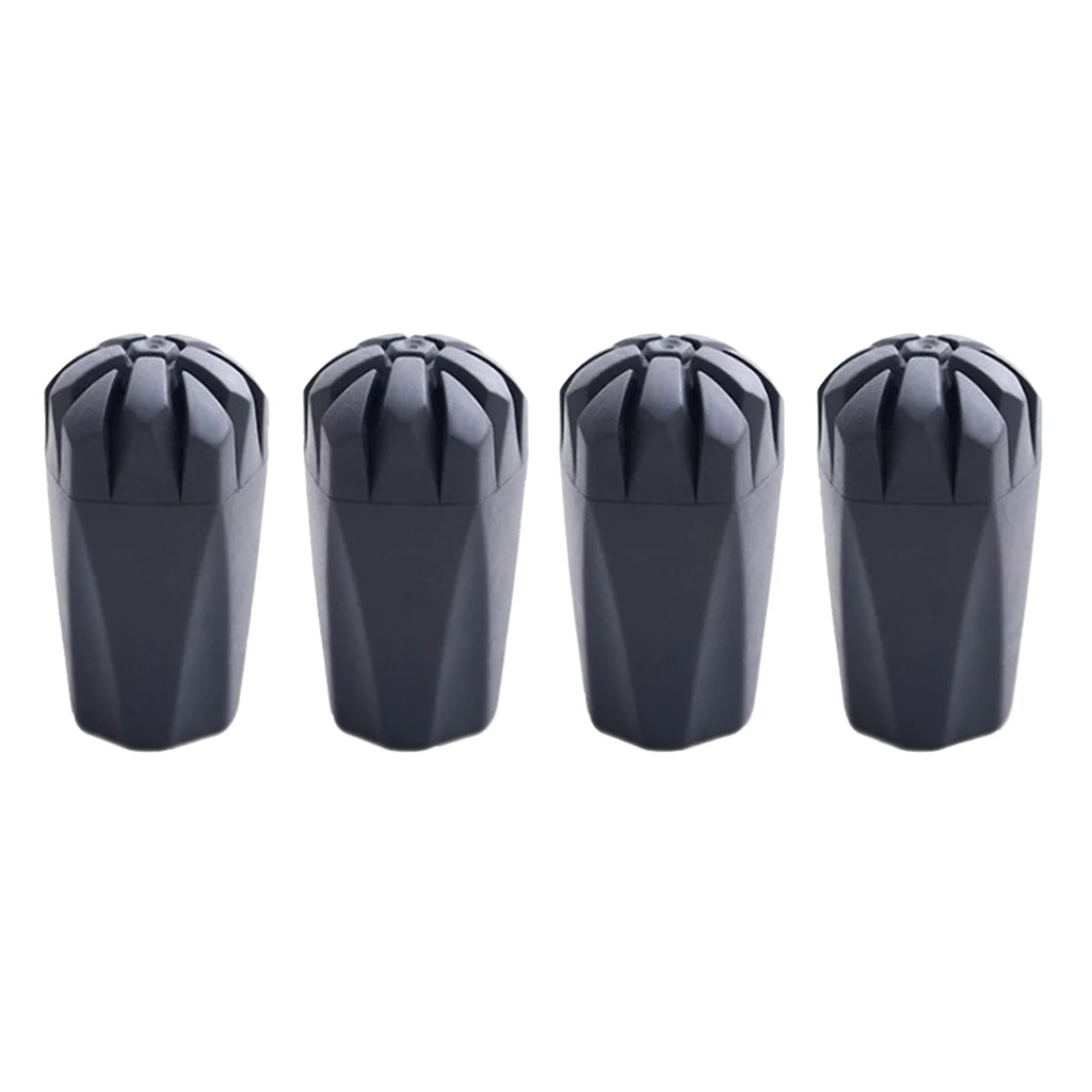 

4 Pack Trekking Stick Tips Outdoor Mountaineering Pole Cap Replacement