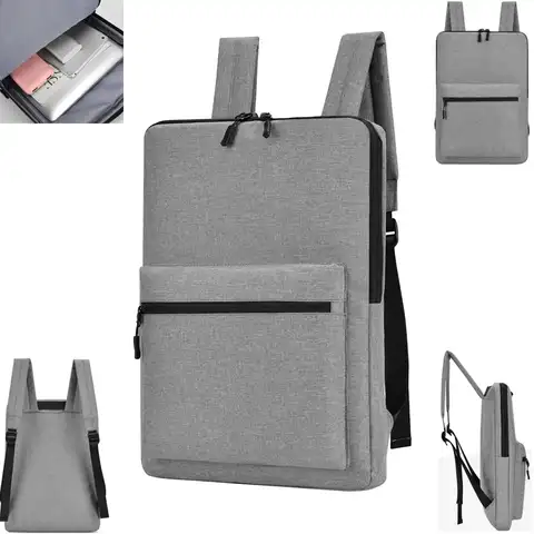 Рюкзак тонкий для ноутбука 15,6 дюйма для мужчин и женщин, маленький ранец для компьютера, сумка для студентов и колледжей, дорожные школьные ...