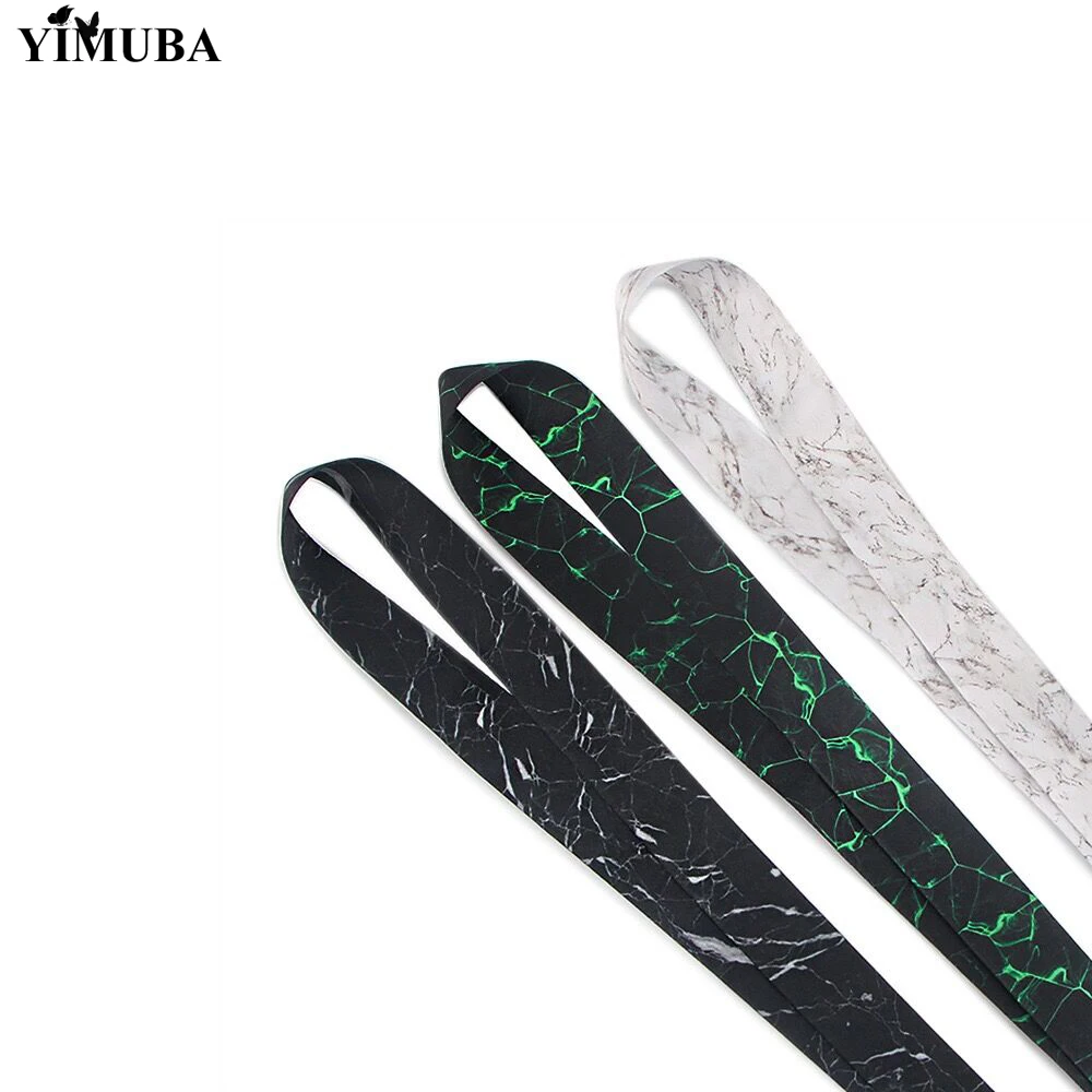 Брелок для ключей YIMUBA с Европейским мраморным принтом минимализм черная белая