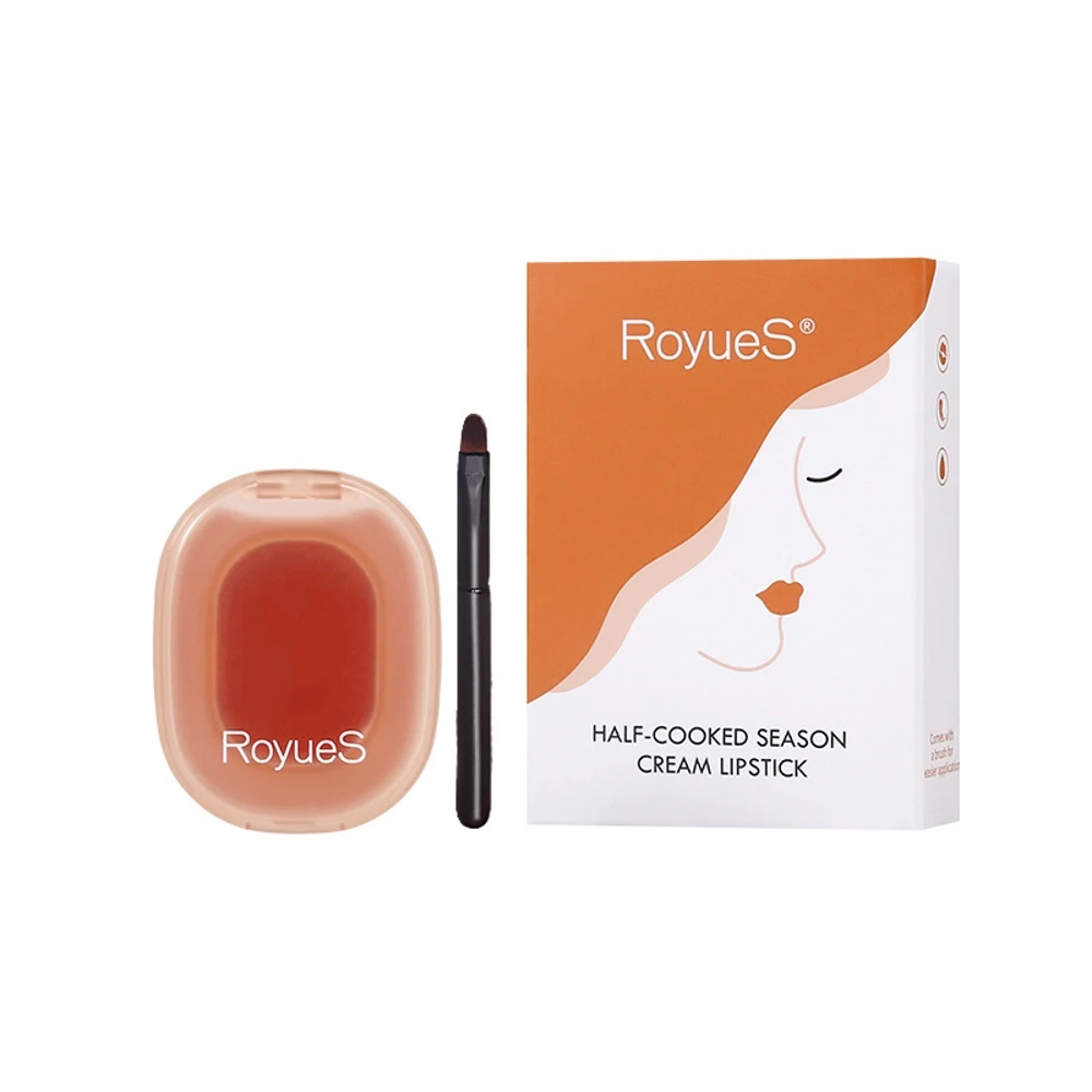 

1Set Lipstick Blush 2-in-1 Lip Mud Balm Glaze Moisturizing Lipstick Solid Lip Gloss Tint Lasting Makeup Cosmetics