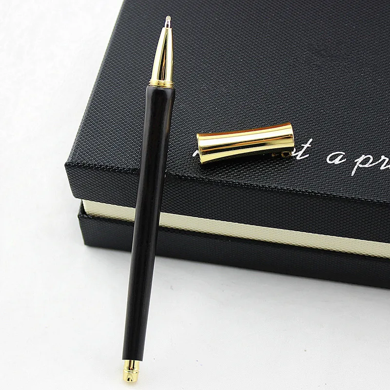 Роскошная металлическая + деревянная шариковая ручка для офиса | Канцтовары и