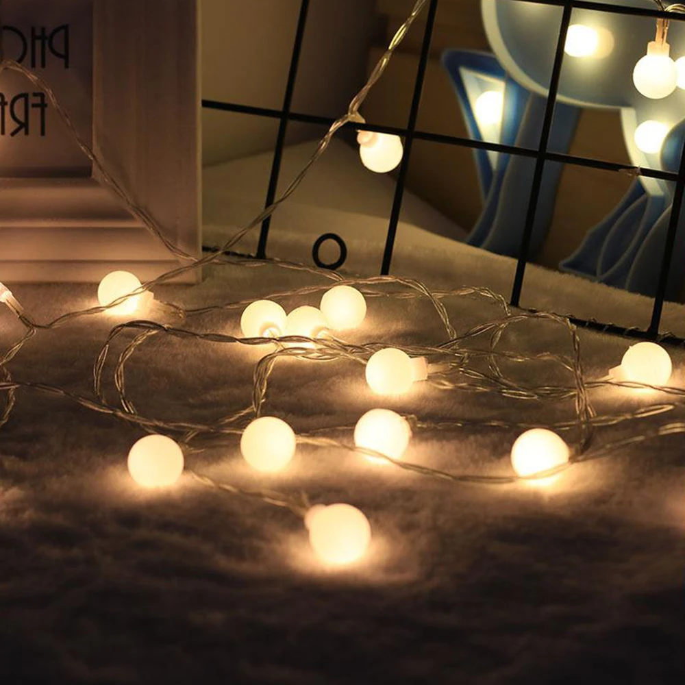 10M100 светодиодный гирлянда Рождественский шар световая водонепроницаемая