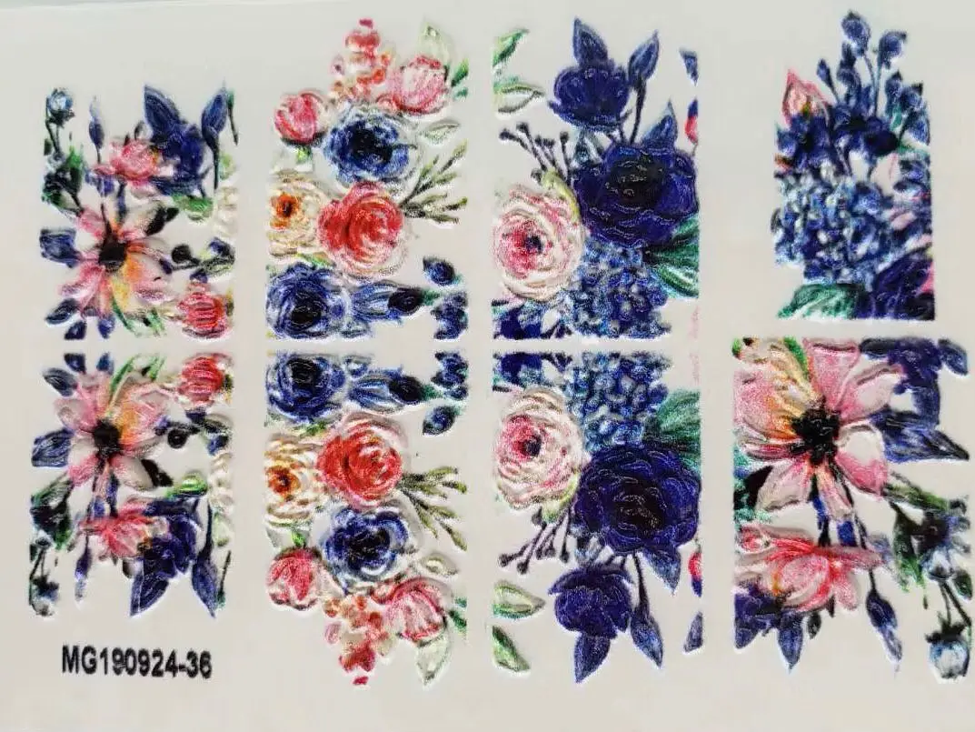 1 шт. 3D акриловые наклейки для ногтей с гравировкой в виде пчелы водные модные