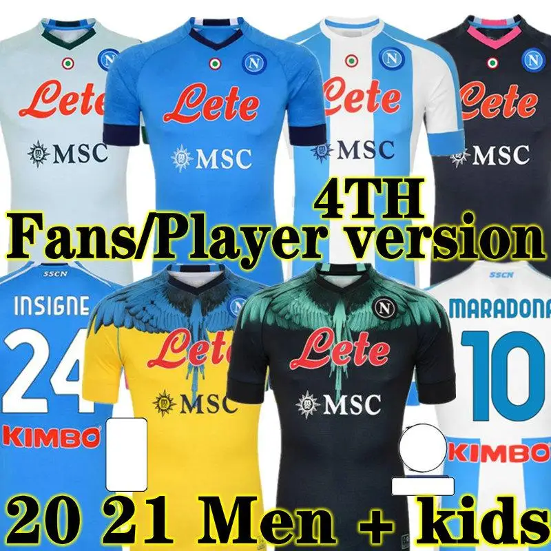 

Napoli jersey 2021 Naples football shirt 2021Napoli Soccer Jersey Home kids kit Away new shirt Top Quality Naples