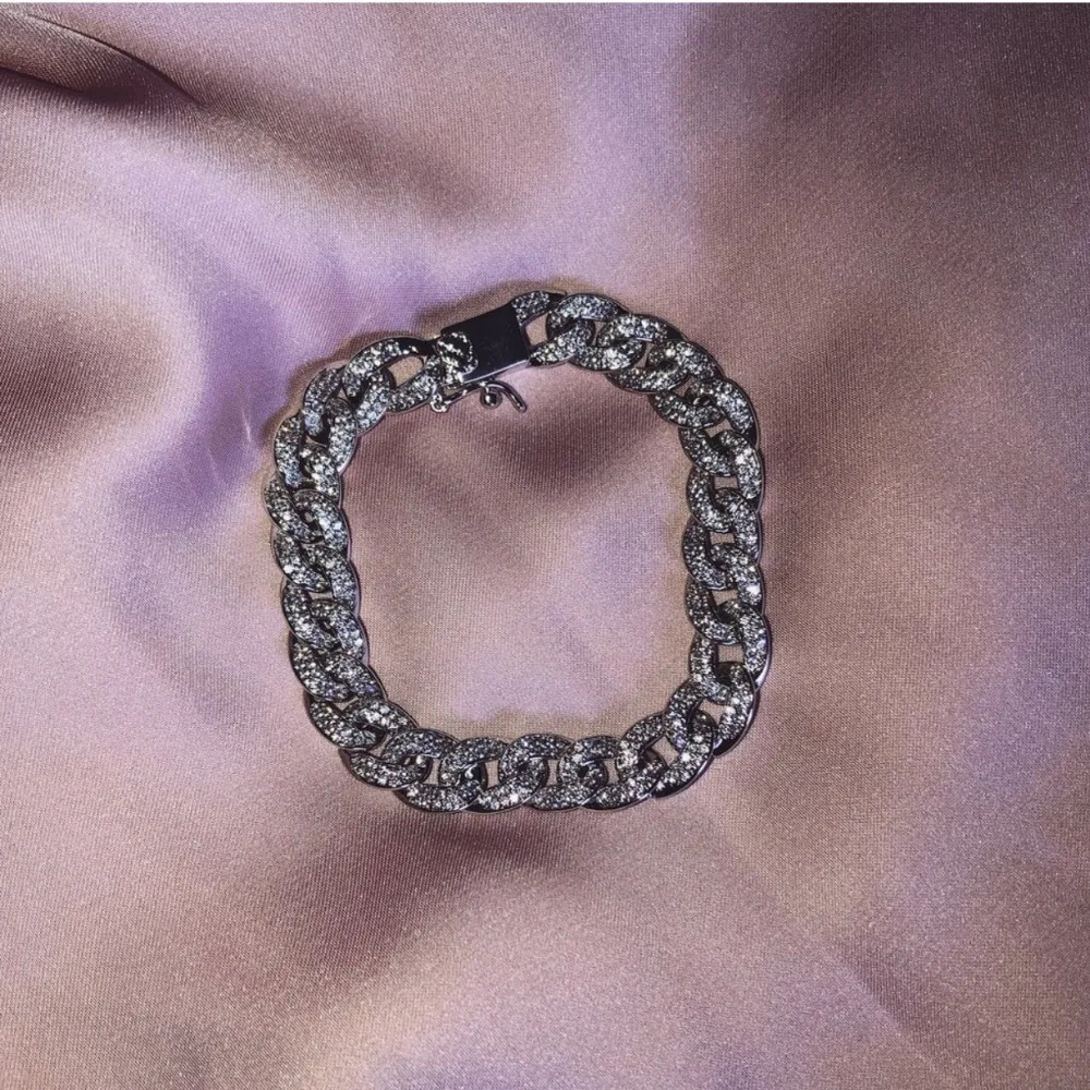 Choucong браслеты для хип-хопа Micro pave AAAAA cz серебряные цвета со льдом цепь вечерние свадебные браслеты для wo мужчин ювелирные изделия подарок