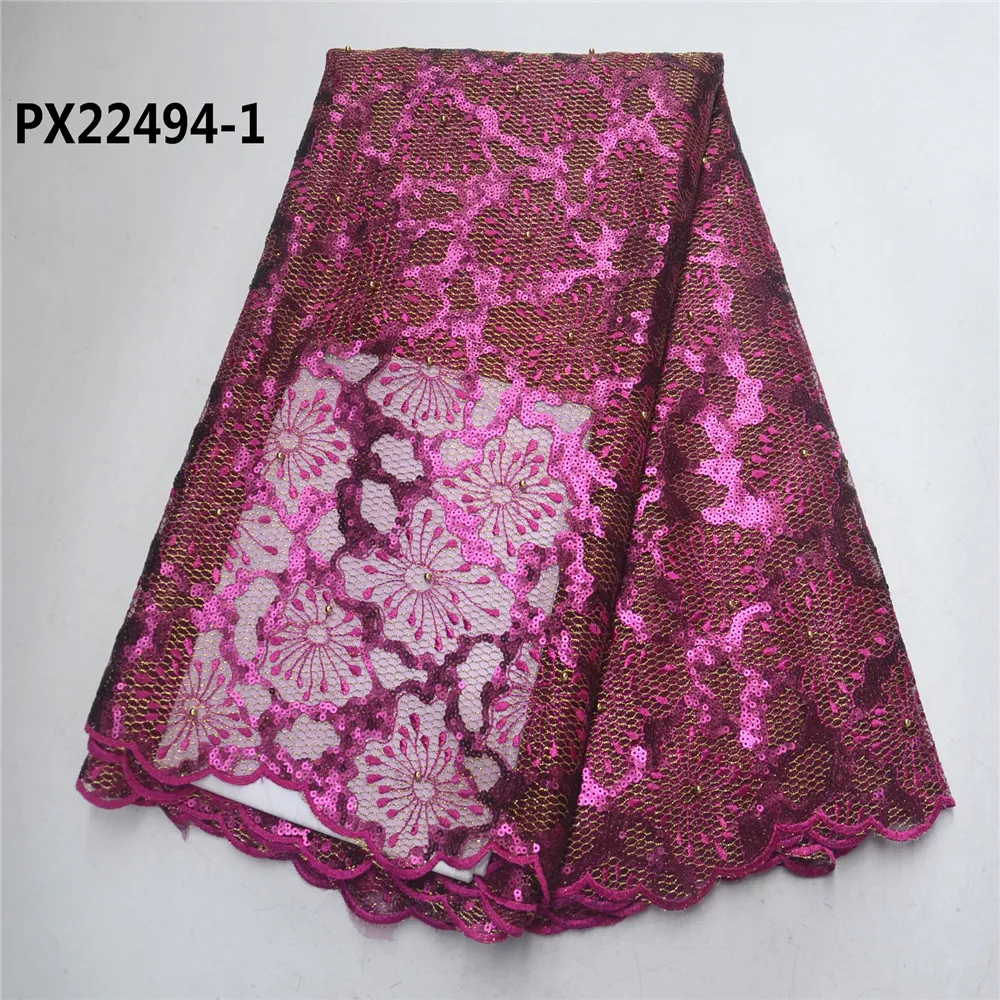 Королевский синий хорошая цена Высококачественная Тюлевая кружевная органза