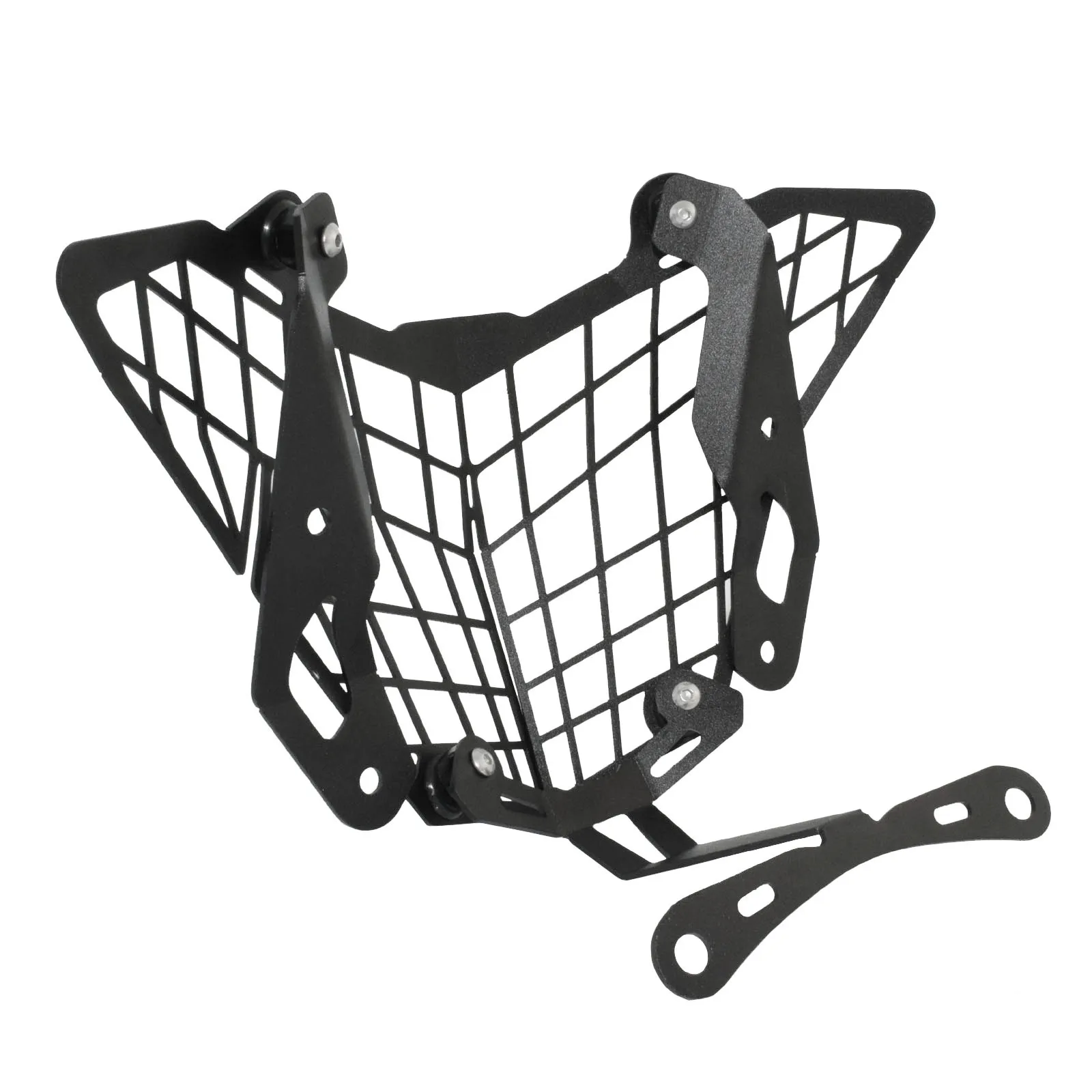 Черная защита для передней фары защитная крышка радиатора KAWASAKI Versys-X 300 KLE X300 Versys