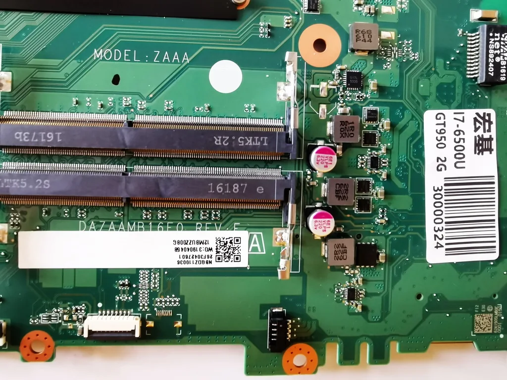 Оригинальная материнская плата для ноутбука ACER E5-575 E5-575G DAZAAMB16E0 протестирована |