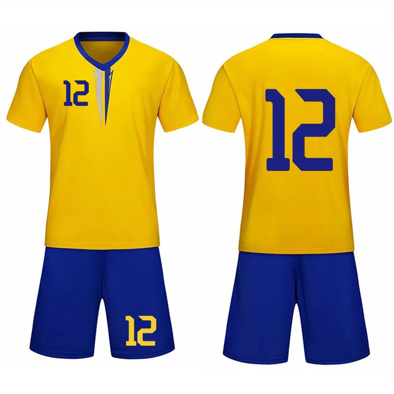 

Free Custom 2021 Adult Tracksuit Football Shirt Shorts Suit Uniform Men Soccer Jersey Set Uniforms Kits Jerseys Football Kids