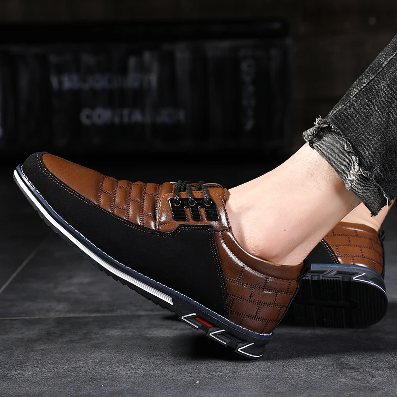 

courobusiness new mens Loafers hombre Moccasins daddy leather men casual de for moccasins zapatos arrival man cuero sapato