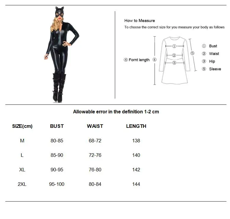 Женский комбинезон из искусственной кожи эротический тренировочный костюм для