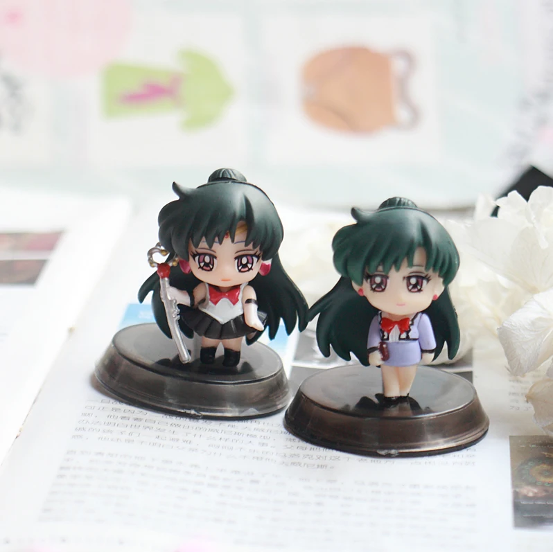 Bandai Q Version Сейлор Мун маленькая фигурка форма кукла Игрушечная модель украшение