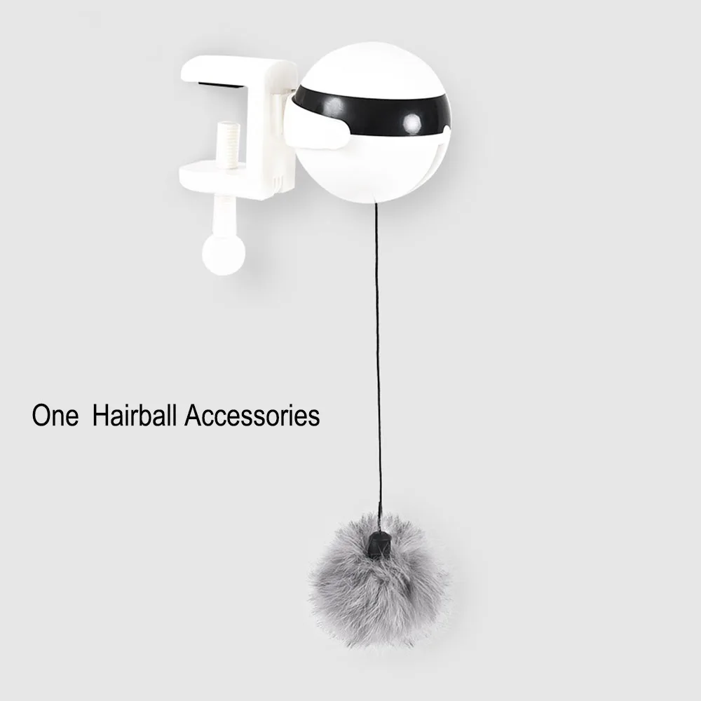 one hairball Забавная электрическая игрушка для кошек, подъемный шар, Дразнилка для кошек, электрическая игрушка, вращающаяся игрушка для кошек, электронные движущиеся игрушки для домашних животных, интерактивные - Цвет: one hairball