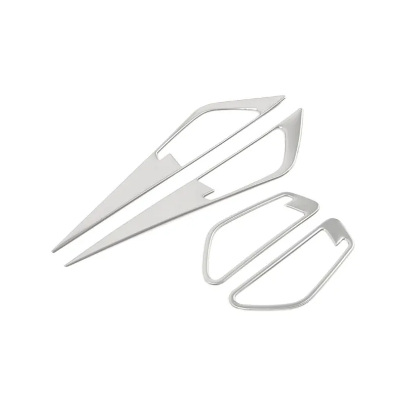 Для Hyundai Elantra CN7 2020 2021 матовый серебристый из нержавеющей стали подлокотник кнопка