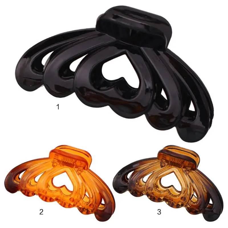 Зажим конский хвост для женщин и девочек зажим волос в форме сердца зажимы