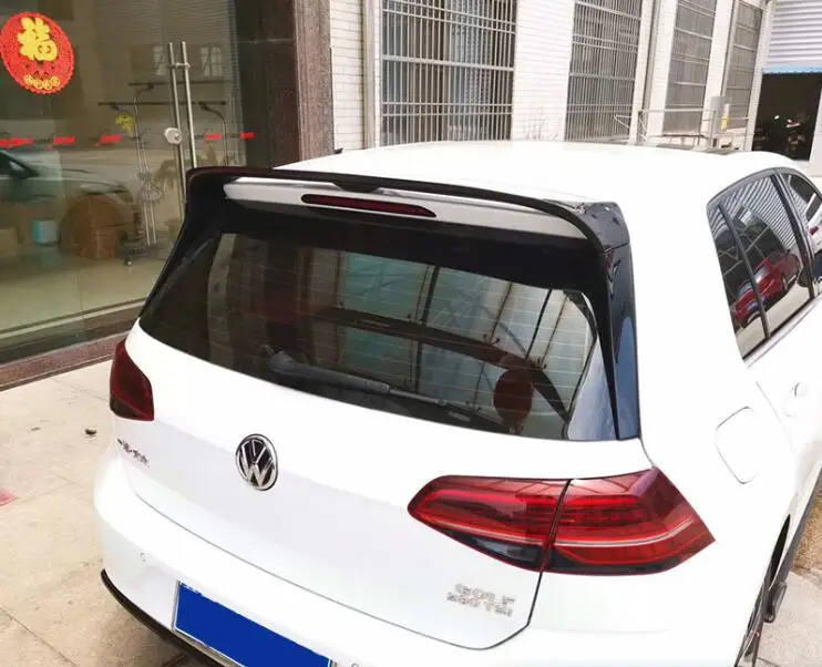 Спойлер для гольфа 7 MK7 2014-2018 ABS Материал заднее крыло автомобиля праймер цвет