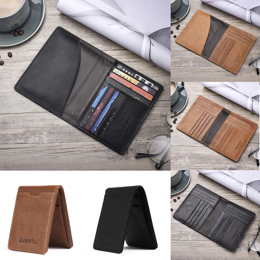 Мягкий кожаный чехол для паспорта держатель карт зажим кредиток кредитных paspoort