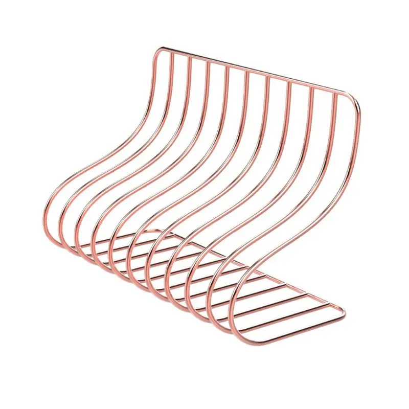 

10 Grid File Storage Shelf Book Stand Bookends Iron Organizer for Office Home