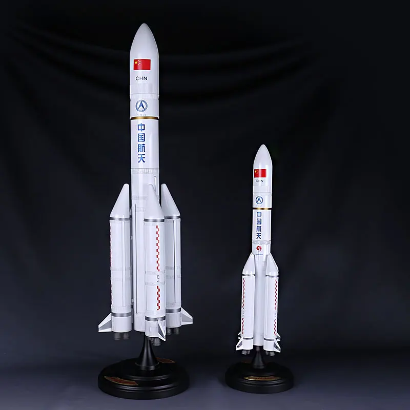 Verkauf Lange März 5 Rakete Modell Simulation Legierung CZ-5 Lange März 5 Raum Modell Spielzeug Desktop Ornamente