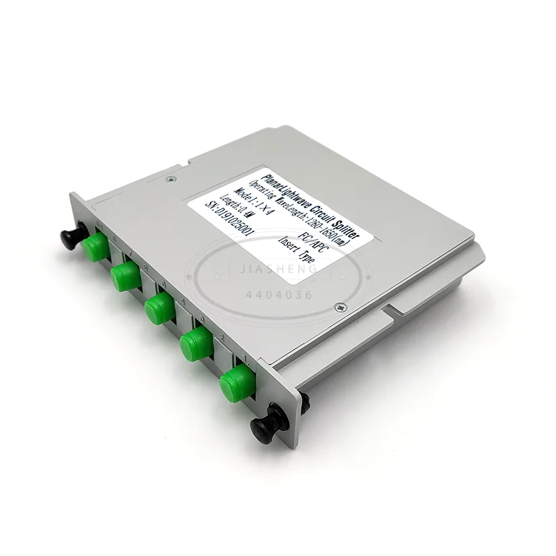 Распределитель FC APC PLC 1X4 волоконно-оптический распределитель FTTH с плоский