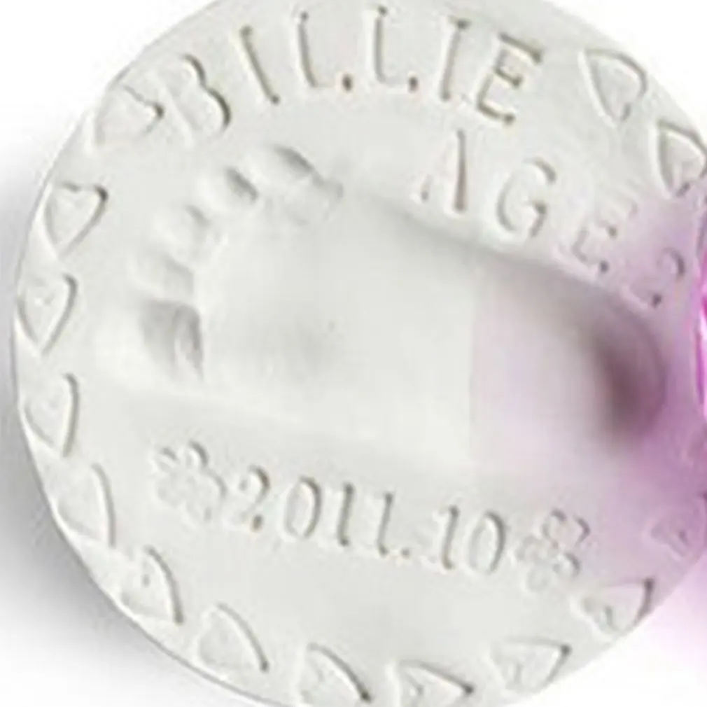 Детские сувениры для новорожденных с принтом следов от грязи ручная печать ног