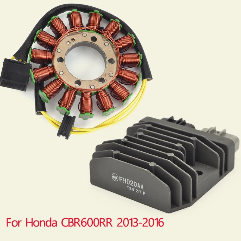 

Voltage 12V Regulator Rectifier For Honda CBR600RR 2013-2016 CBR 600RR 600 RR 2013 2014 2015 2016 Motorcycle Stator Coil