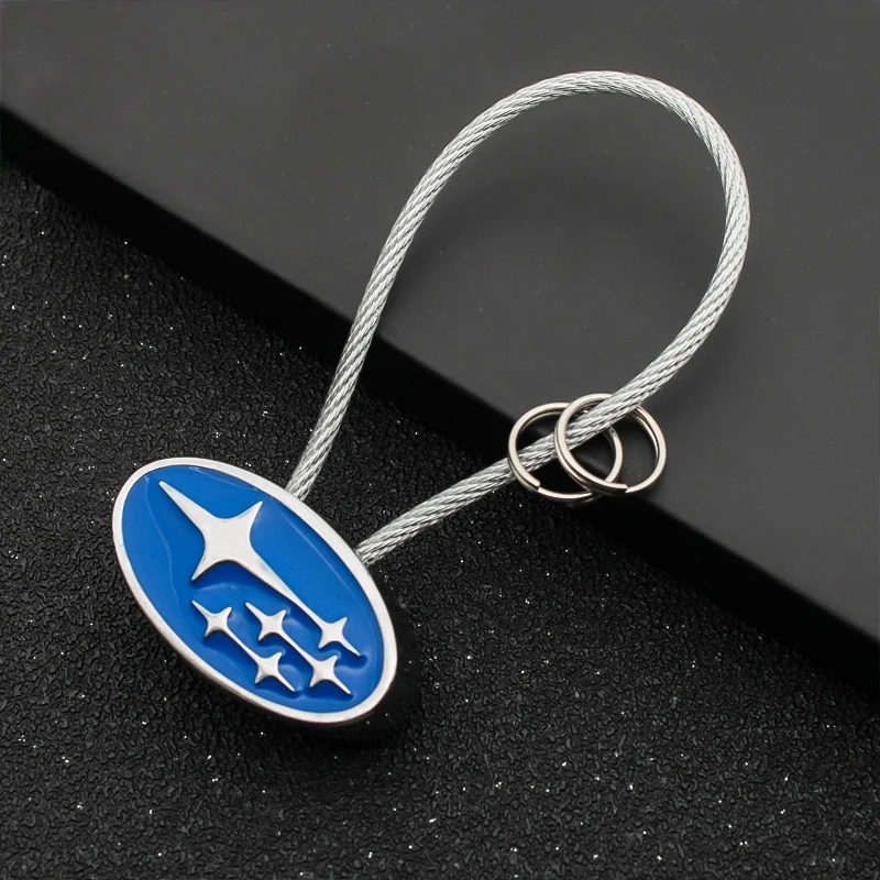 Металлический 3d брелок для автомобиля аксессуары ключей Subaru forester sh legacy outback xv impreza