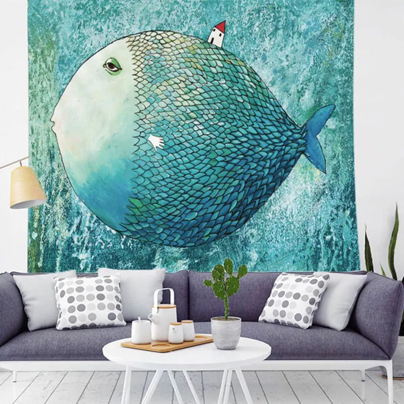 Популярный настенный гобелен индийский из полиэстера богемное пляжное одеяло