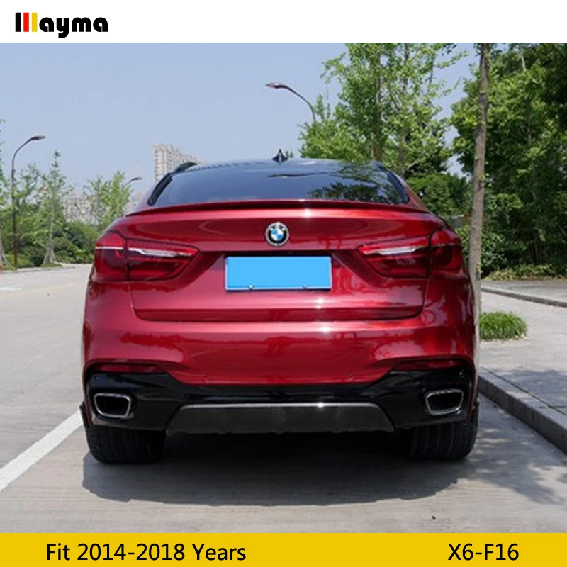 Стильный спойлер для заднего багажника из АБС пластика BMW X6 xDrive 28i 35i 50i 2014 2018 года