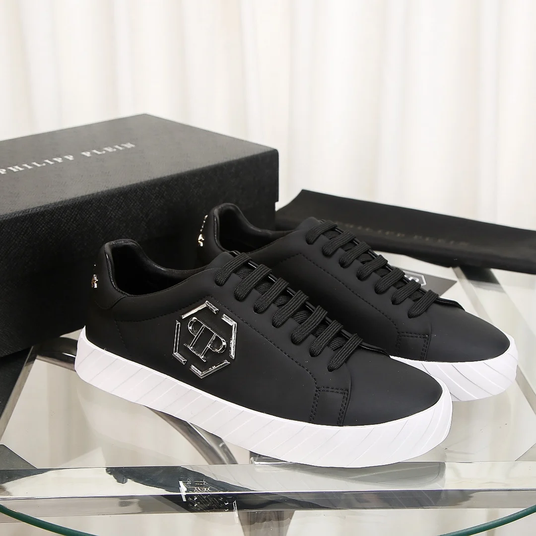 

Top Quality Philipp Plein Men's Leather Casual Shoes for Fashion Running Shoes Casual Shoes Outdoor Sports Shoes Sneakers A030