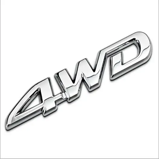 

1X 3D Car RAV4 AWD Metal Emblem Decal Sticker Badge car emblem stick car body stick car accessories Car Styling