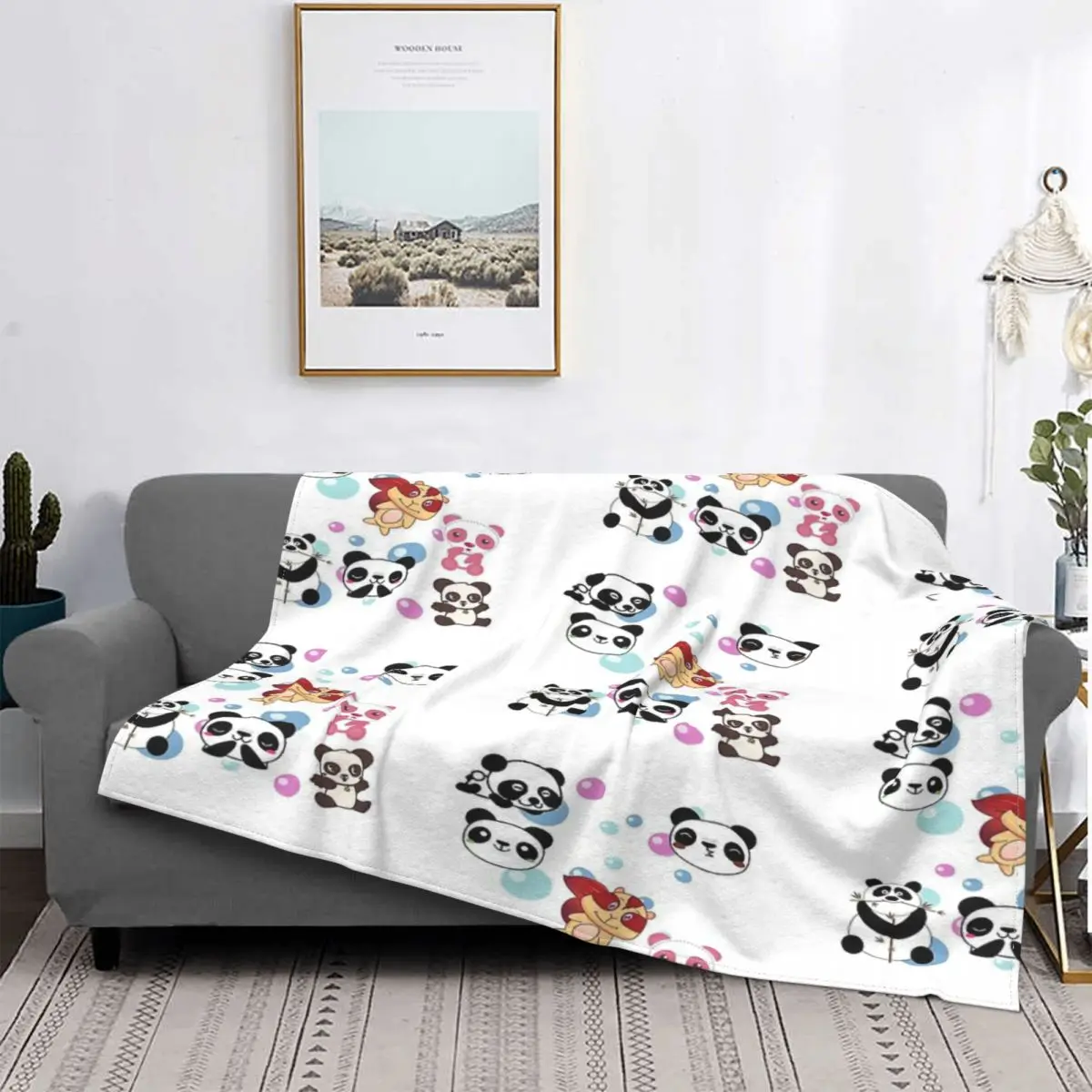 

Manta térmica con estampado de animales, a cuadros colcha para cama, sofá, cama y playa, toalla de playa de lujo