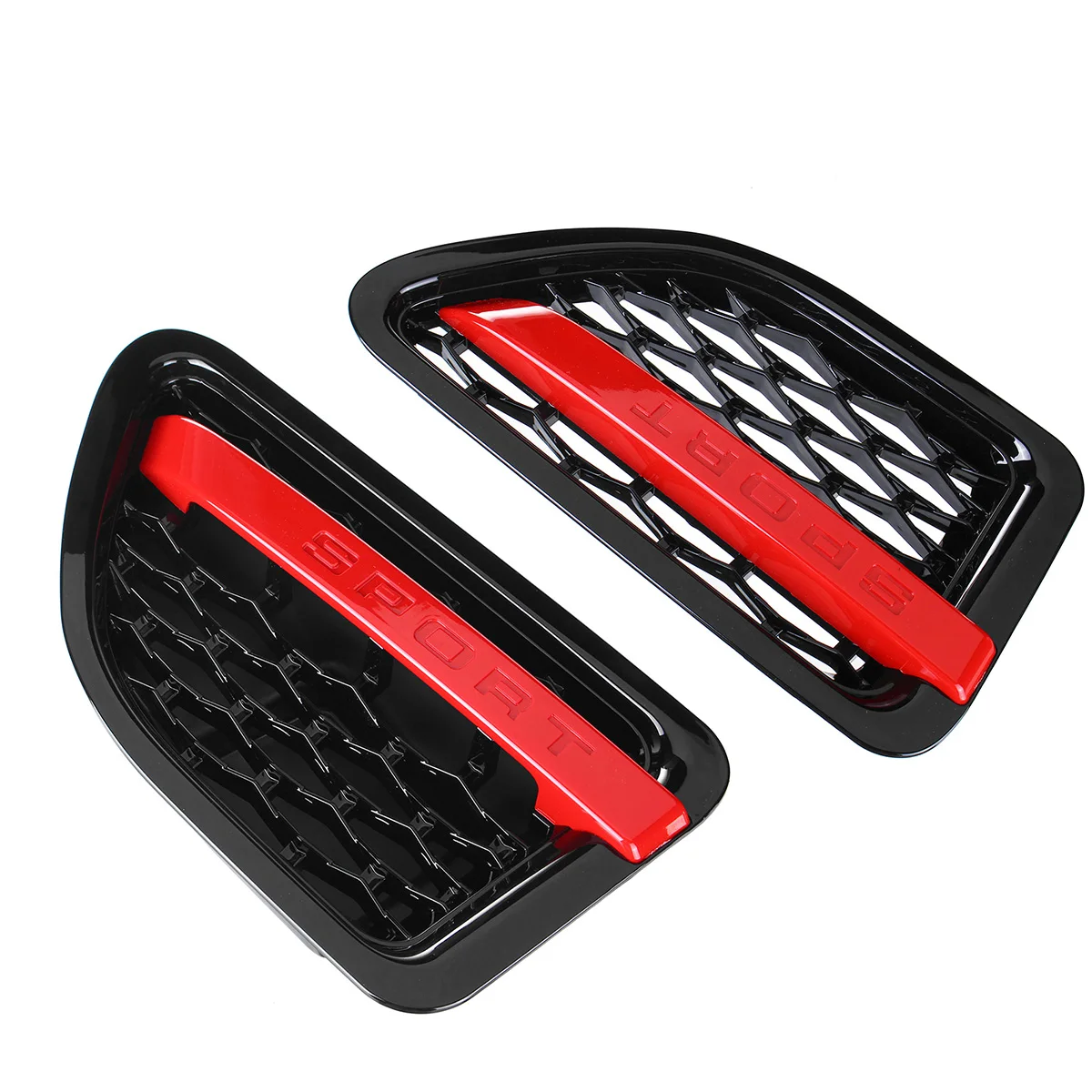 Новая Автомобильная боковая вентиляционная решетка 2x гриля для тюнинга