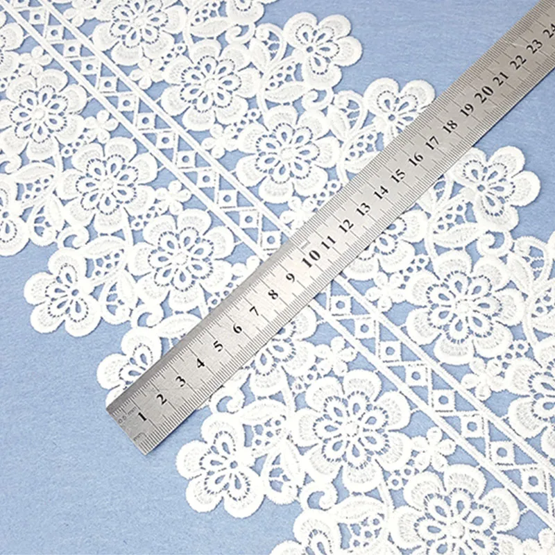 7 ярдов Высокое качество кружева обрезки ленты плетеная швейная одежда