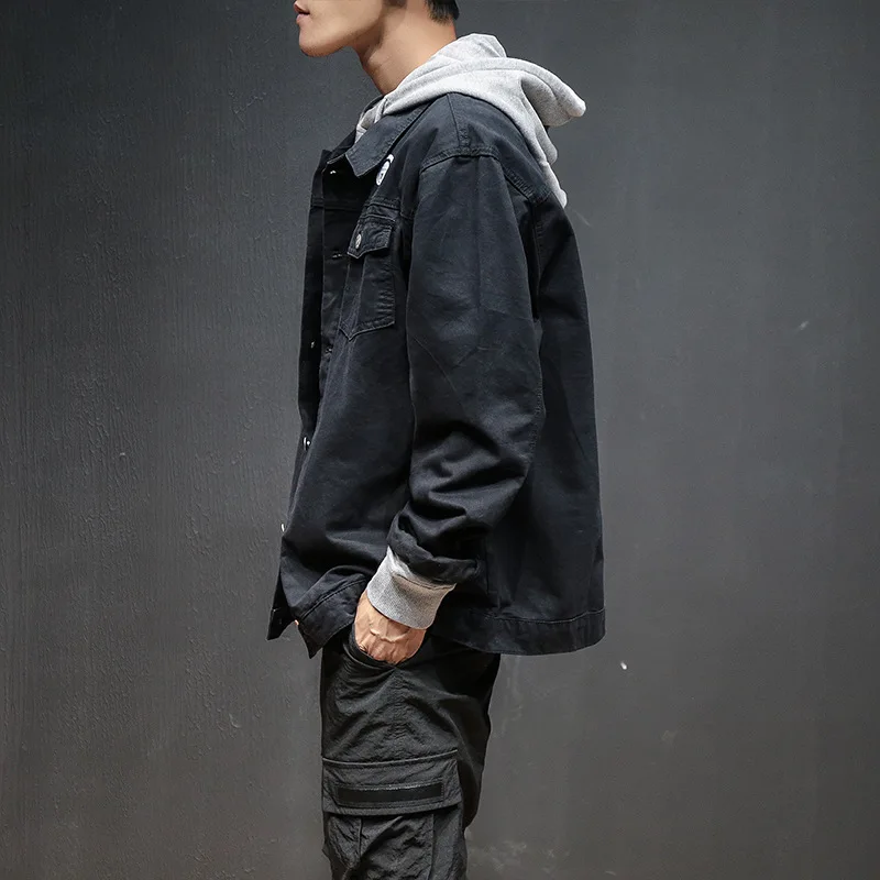 Осенняя Новая рабочая куртка мужская Японская Ретро негабаритная брендовая