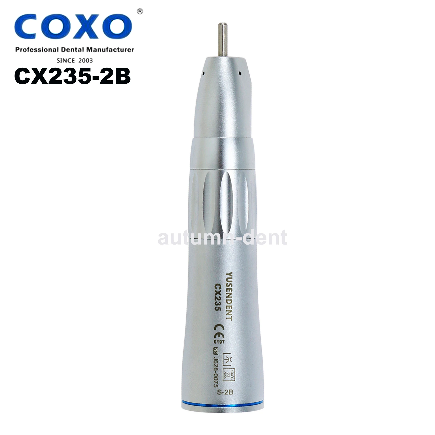 COXO YUSENDENT Dental 1:1 Inner Water Low Speed Straight Nose Cone Handpiece Fit For ISO E type KAVO NSK