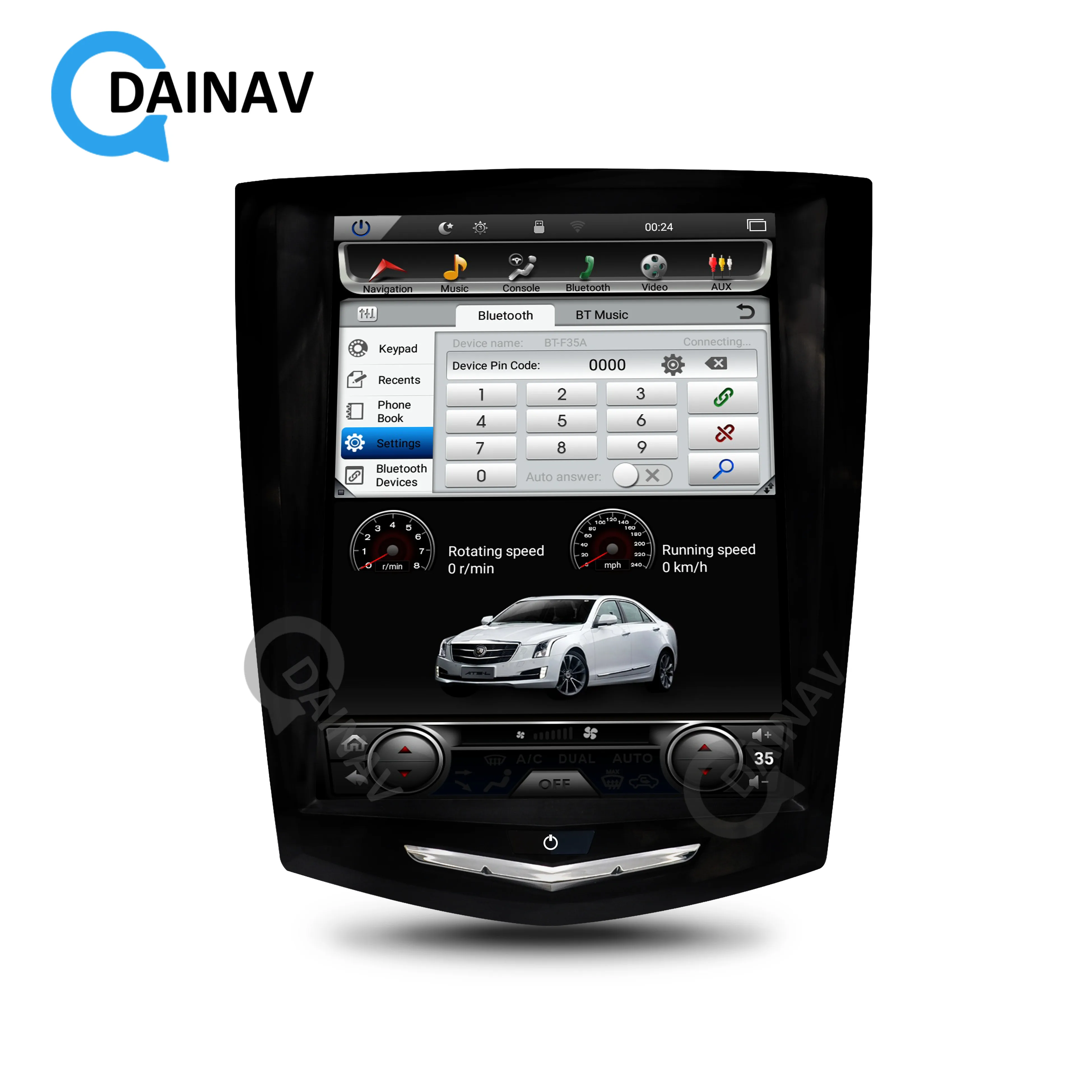 

Car Radio Stereo For-Cadillac ATS 2013 2014 2015 2016 2017 GPS Navigation Multimedia Player CarPlay Unit