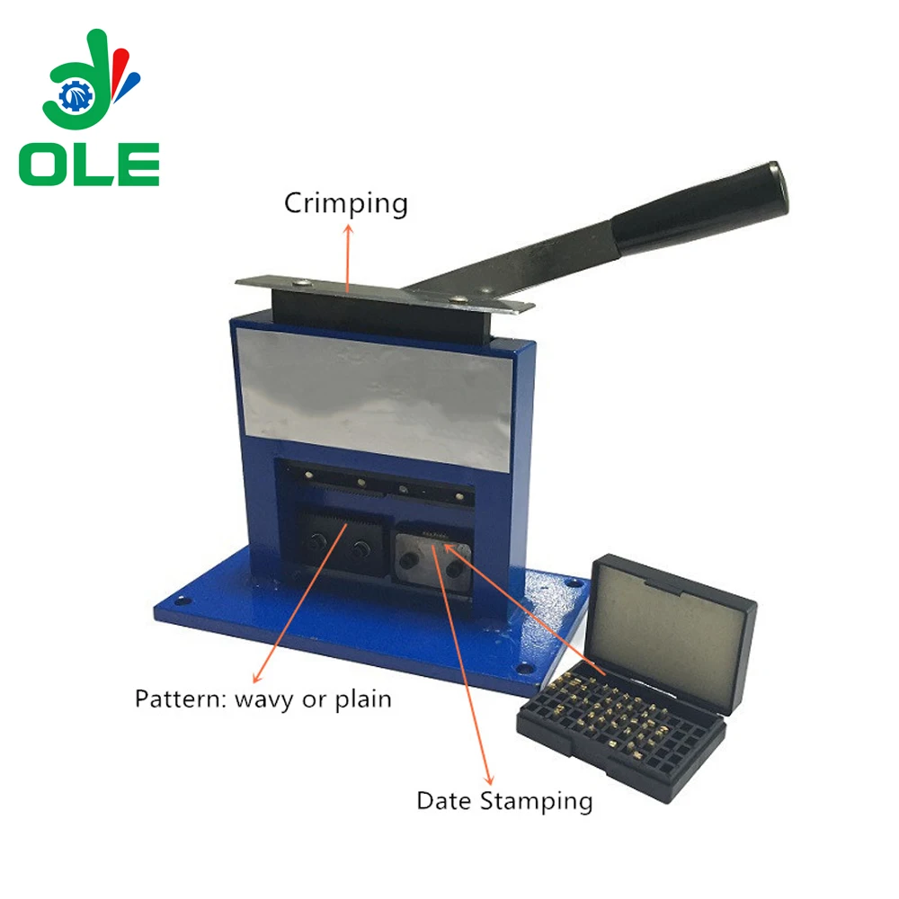 

Manual Aluminum Hose Sealing Machine With Date Stamping