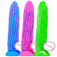 colour silicone corn dildo with suction cup monster penis sex toys for women lesbian big anal butt plug masturbation sex product