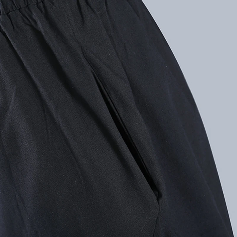 

CHICEVER Pure Color Wide-legged Pants For Female High Wist Loose Women's Pants Fashion Streetwear 2021 Spring Fashion Tide