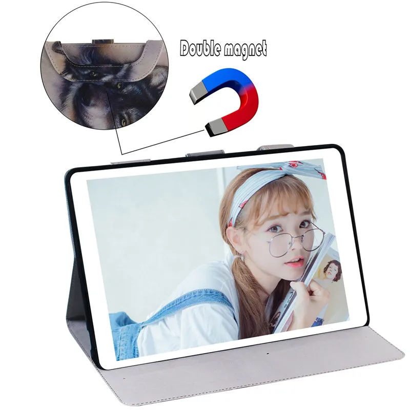 Кожаный чехол с откидной крышкой рисунком из ТПУ для Huawei MediaPad T5 10 Чехлы AGS2-W09 AGS2-L09