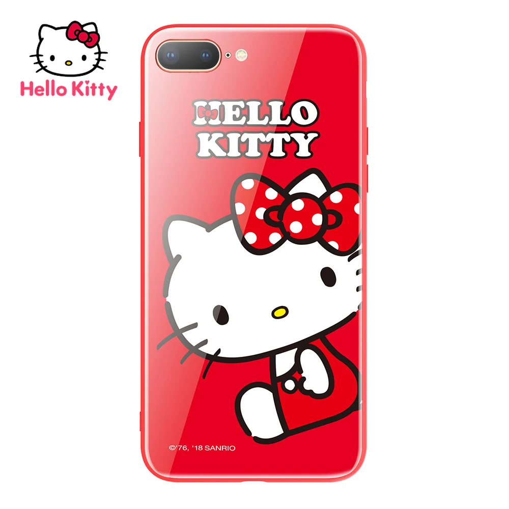 

Силиконовый женский мультяшный милый полноразмерный чехол Hello Kitty для IPhone 7/8p с защитой от падения, новинка 2021